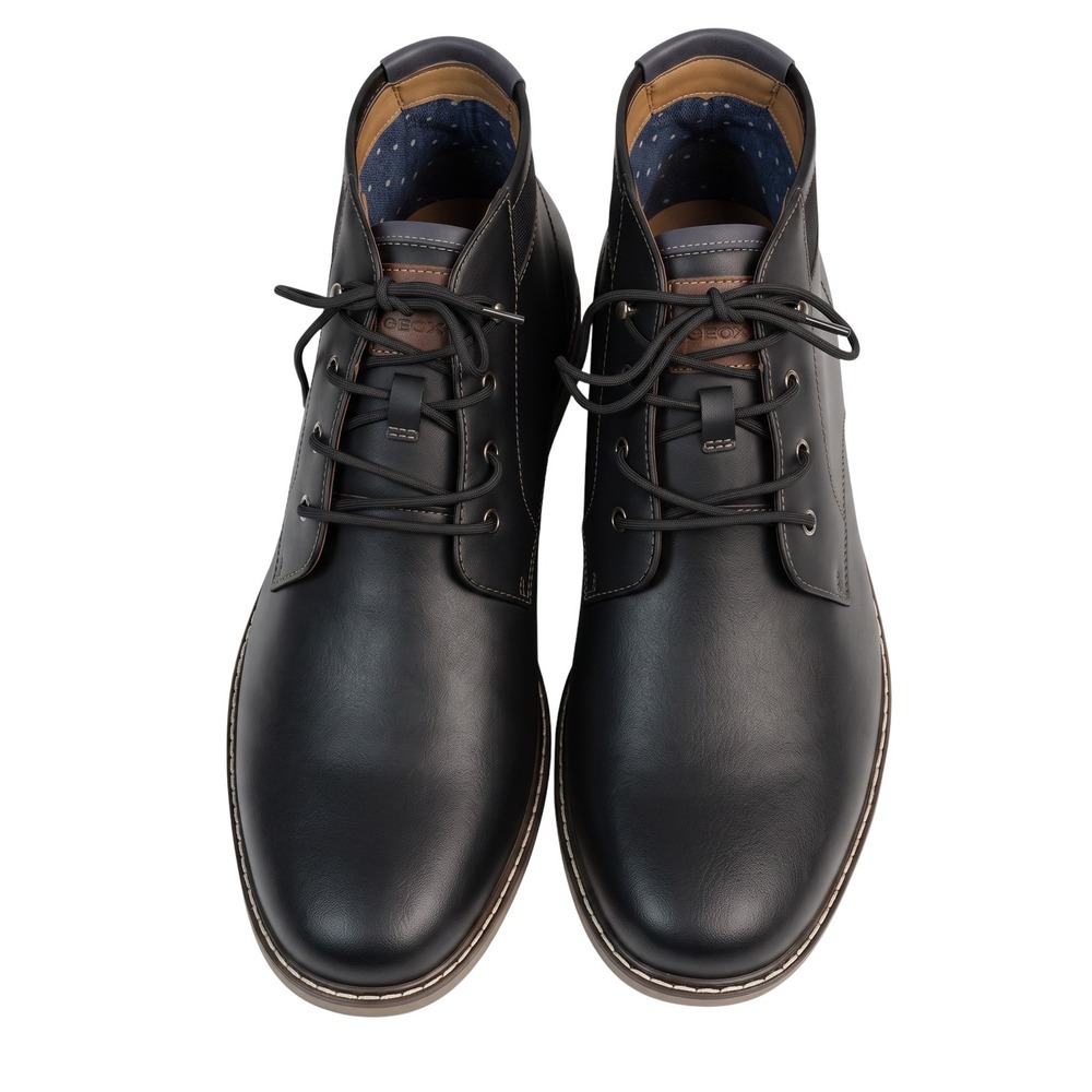 Hawker Rye Men Black Lace Up Chukka Ankle Boots Size 11.5 Round Toe Casual Dress